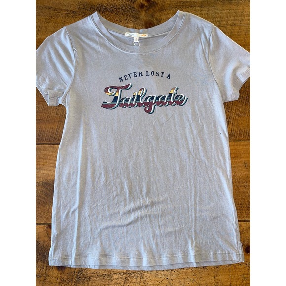 NWT Womens C&C California Never‎ Lost A Tailgate T-Shirt Size Small - Picture 1 of 5
